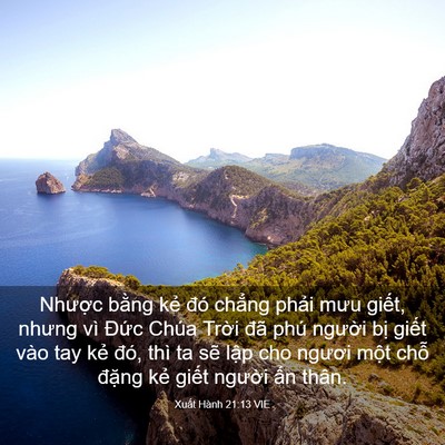 Picture 03 - Xuất Hành 21:13 VIE - Nhược bằng kẻ đó chẳng phải mưu - Bible Verse Picture