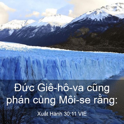 Picture 03 - Xuất Hành 30:11 VIE - Đức Giê-hô-va cũng phán cùng Môi-se - Bible Verse Picture