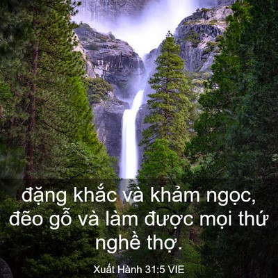 Picture 03 - Xuất Hành 31:5 VIE - đặng khắc và khảm ngọc, đẽo gỗ và - Bible Verse Picture
