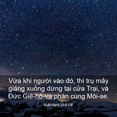 Picture 03 - Xuất Hành 33:9 VIE - Vừa khi người vào đó, thì trụ mây - Bible Verse Picture