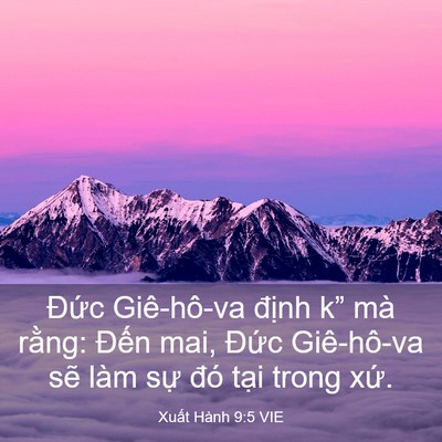 Picture 03 - Xuất Hành 9:5 VIE - Đức Giê-hô-va định k” mà rằng: - Bible Verse Picture