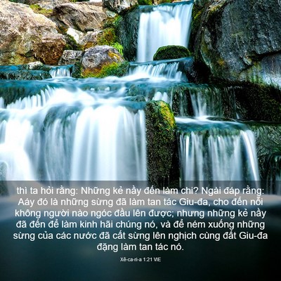Picture 03 - Xê-ca-ri-a 1:21 VIE - thì ta hỏi rằng: Những kẻ nầy đến - Bible Verse Picture