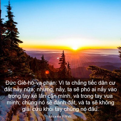 Picture 03 - Xê-ca-ri-a 11:6 VIE - Đức Giê-hô-va phán: Vì ta chẳng tiếc - Bible Verse Picture