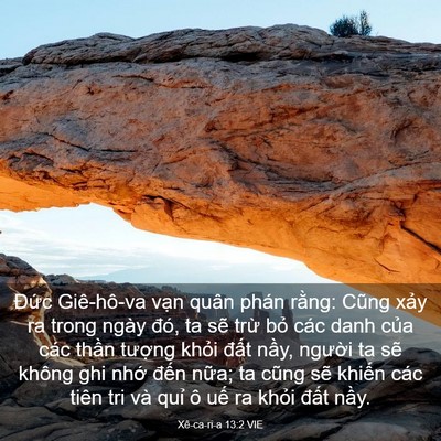 Picture 03 - Xê-ca-ri-a 13:2 VIE - Đức Giê-hô-va vạn quân phán rằng: - Bible Verse Picture