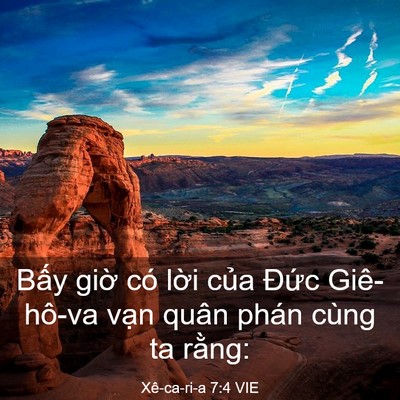 Picture 03 - Xê-ca-ri-a 7:4 VIE - Bấy giờ có lời của Đức Giê-hô-va - Bible Verse Picture