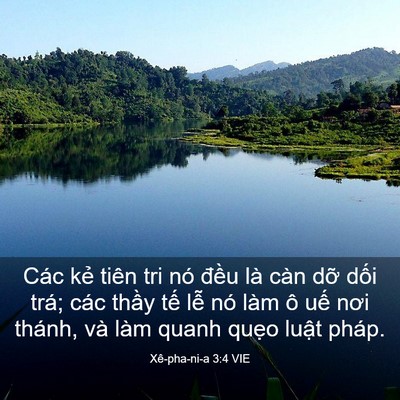 Picture 03 - Xê-pha-ni-a 3:4 VIE - Các kẻ tiên tri nó đều là càn dỡ - Bible Verse Picture