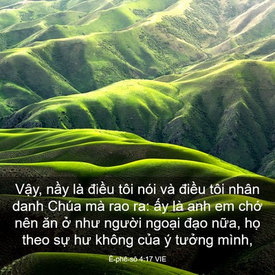 Picture 03 - Ê-phê-sô 4:17 VIE - Vậy, nầy là điều tôi nói và điều - Bible Verse Picture