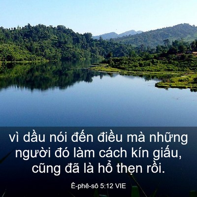 Picture 03 - Ê-phê-sô 5:12 VIE - vì dầu nói đến điều mà những - Bible Verse Picture