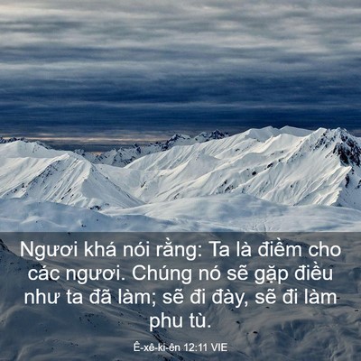 Picture 03 - Ê-xê-ki-ên 12:11 VIE - Ngươi khá nói rằng: Ta là điềm cho các - Bible Verse Picture