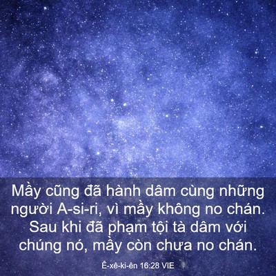Picture 03 - Ê-xê-ki-ên 16:28 VIE - Mầy cũng đã hành dâm cùng những - Bible Verse Picture