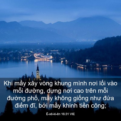 Picture 03 - Ê-xê-ki-ên 16:31 VIE - Khi mầy xây vòng khung mình nơi lối vào - Bible Verse Picture