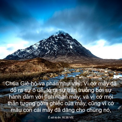 Picture 03 - Ê-xê-ki-ên 16:36 VIE - Chúa Giê-hô-va phán như vầy: Vì cớ - Bible Verse Picture