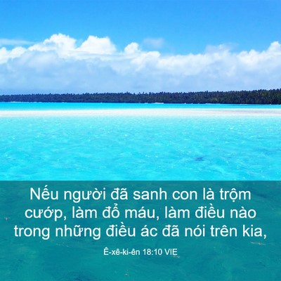 Picture 03 - Ê-xê-ki-ên 18:10 VIE - Nếu người đã sanh con là trộm cướp, - Bible Verse Picture