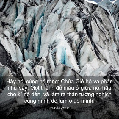 Picture 03 - Ê-xê-ki-ên 22:3 VIE - Hãy nói cùng nó rằng: Chúa Giê-hô-va - Bible Verse Picture