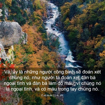 Picture 03 - Ê-xê-ki-ên 23:45 VIE - Vả, ấy là những người công bình sẽ - Bible Verse Picture
