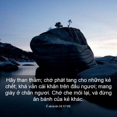Picture 03 - Ê-xê-ki-ên 24:17 VIE - Hãy than thầm; chớ phát tang cho những - Bible Verse Picture