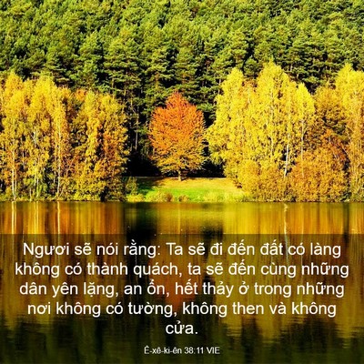 Picture 03 - Ê-xê-ki-ên 38:11 VIE - Ngươi sẽ nói rằng: Ta sẽ đi đến - Bible Verse Picture