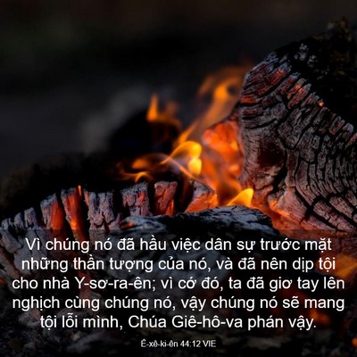 Picture 03 - Ê-xê-ki-ên 44:12 VIE - Vì chúng nó đã hầu việc dân sự - Bible Verse Picture
