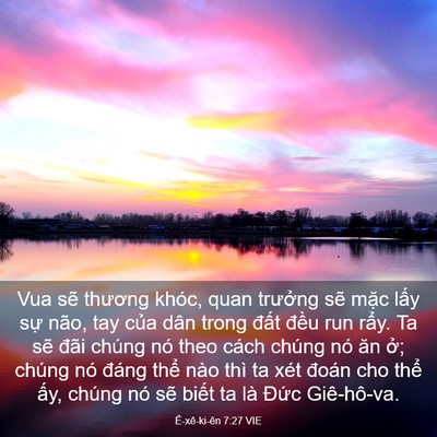 Picture 03 - Ê-xê-ki-ên 7:27 VIE - Vua sẽ thương khóc, quan trưởng sẽ - Bible Verse Picture