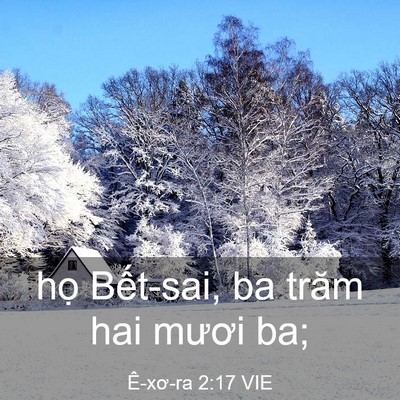 Picture 03 - Ê-xơ-ra 2:17 VIE - họ Bết-sai, ba trăm hai mươi - Bible Verse Picture