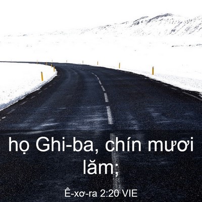 Picture 03 - Ê-xơ-ra 2:20 VIE - họ Ghi-ba, chín mươi - Bible Verse Picture
