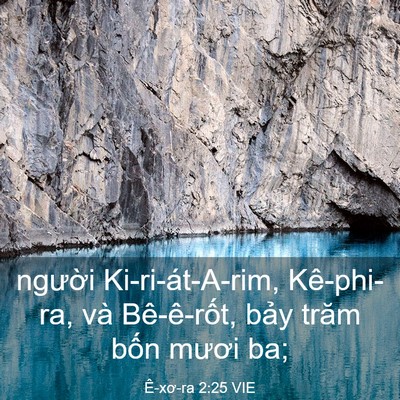 Picture 03 - Ê-xơ-ra 2:25 VIE - người Ki-ri-át-A-rim, Kê-phi-ra, và - Bible Verse Picture