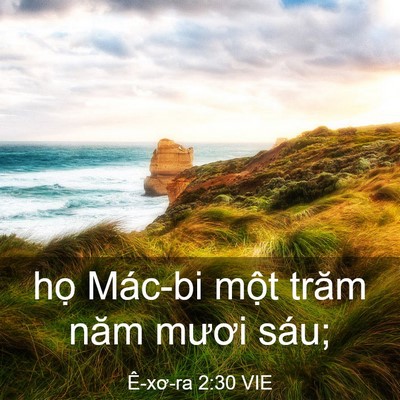 Picture 03 - Ê-xơ-ra 2:30 VIE - họ Mác-bi một trăm năm mươi - Bible Verse Picture
