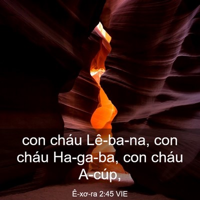 Picture 03 - Ê-xơ-ra 2:45 VIE - con cháu Lê-ba-na, con cháu Ha-ga-ba, con - Bible Verse Picture