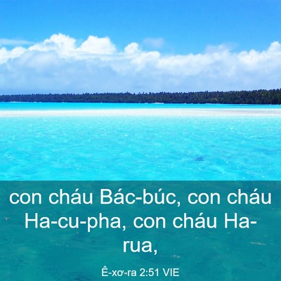 Picture 03 - Ê-xơ-ra 2:51 VIE - con cháu Bác-búc, con cháu Ha-cu-pha, con - Bible Verse Picture