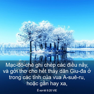 Picture 03 - Ê-xơ-tê 9:20 VIE - Mạc-đô-chê ghi chép các điều nầy, và - Bible Verse Picture
