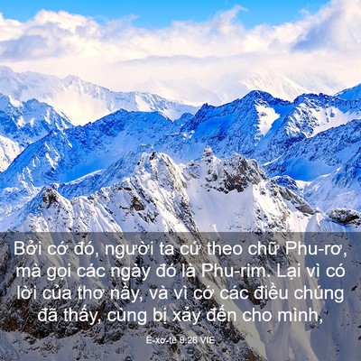 Picture 03 - Ê-xơ-tê 9:26 VIE - Bởi cớ đó, người ta cứ theo chữ - Bible Verse Picture