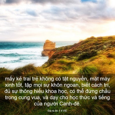 Picture 03 - Ða-ni-ên 1:4 VIE - mấy kẻ trai trẻ không có tật nguyền, - Bible Verse Picture
