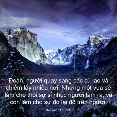 Picture 03 - Ða-ni-ên 11:18 VIE - Đoạn, người quay sang các cù lao và - Bible Verse Picture