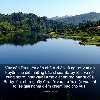 Picture 03 - Ða-ni-ên 2:24 VIE - Vậy nên Đa-ni-ên đến nhà A-ri-ốc, là - Bible Verse Picture