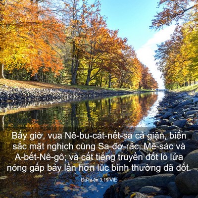 Picture 03 - Ða-ni-ên 3:19 VIE - Bấy giờ, vua Nê-bu-cát-nết-sa cả - Bible Verse Picture