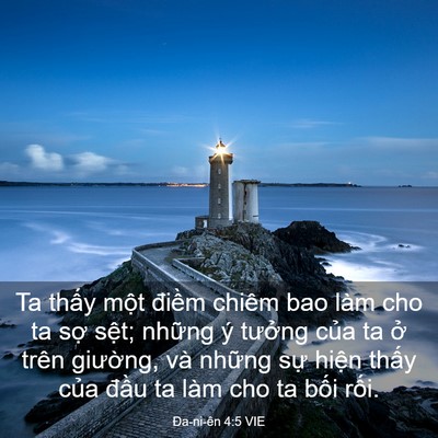 Picture 03 - Ða-ni-ên 4:5 VIE - Ta thấy một điềm chiêm bao làm cho ta - Bible Verse Picture