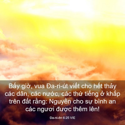 Picture 03 - Ða-ni-ên 6:25 VIE - Bấy giờ, vua Đa-ri-út viết cho hết - Bible Verse Picture