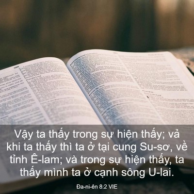 Picture 03 - Ða-ni-ên 8:2 VIE - Vậy ta thấy trong sự hiện thấy; vả - Bible Verse Picture