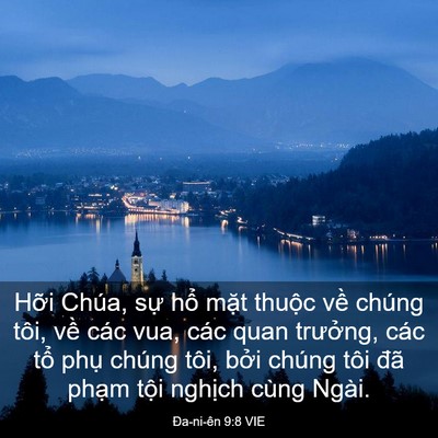 Picture 03 - Ða-ni-ên 9:8 VIE - Hỡi Chúa, sự hổ mặt thuộc về chúng - Bible Verse Picture