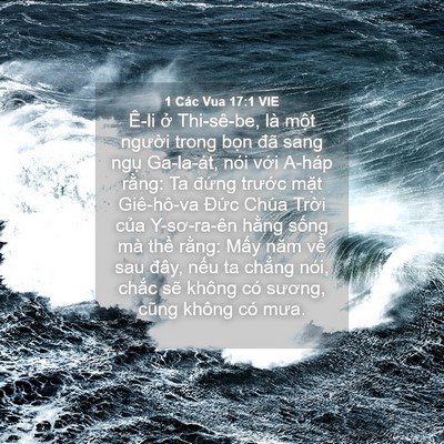 Picture 04 - 1 Các Vua 17:1 VIE - Ê-li ở Thi-sê-be, là một người trong - Bible Verse Picture