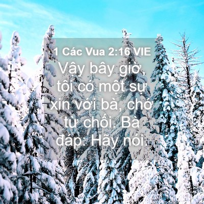 Picture 04 - 1 Các Vua 2:16 VIE - Vậy bây giờ, tôi có một sự xin với - Bible Verse Picture