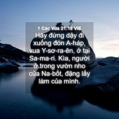 Picture 04 - 1 Các Vua 21:18 VIE - Hãy đứng dậy đi xuống đón A-háp, vua - Bible Verse Picture