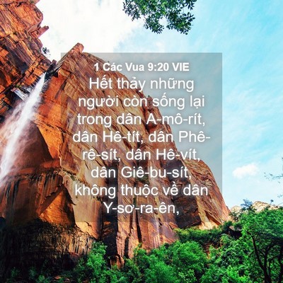 Picture 04 - 1 Các Vua 9:20 VIE - Hết thảy những người còn sống lại - Bible Verse Picture