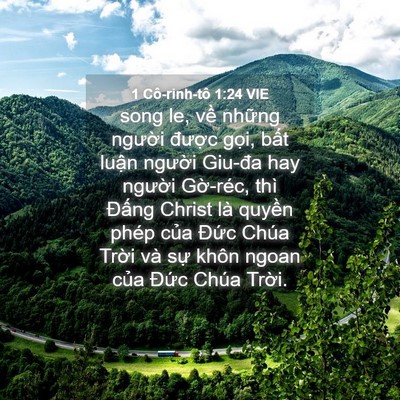 Picture 04 - 1 Cô-rinh-tô 1:24 VIE - song le, về những người được gọi, - Bible Verse Picture
