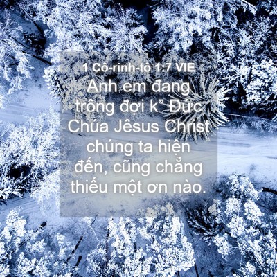 Picture 04 - 1 Cô-rinh-tô 1:7 VIE - Anh em đang trông đợi k” Đức Chúa - Bible Verse Picture