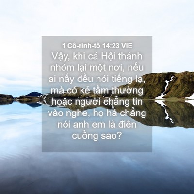 Picture 04 - 1 Cô-rinh-tô 14:23 VIE - Vậy, khi cả Hội thánh nhóm lại một - Bible Verse Picture