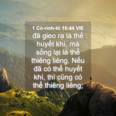 Picture 04 - 1 Cô-rinh-tô 15:44 VIE - đã gieo ra là thể huyết khí, mà sống - Bible Verse Picture