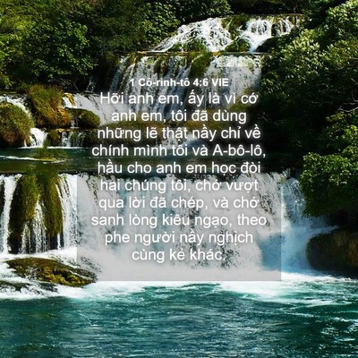 Picture 04 - 1 Cô-rinh-tô 4:6 VIE - Hỡi anh em, ấy là vì cớ anh em, tôi đã - Bible Verse Picture