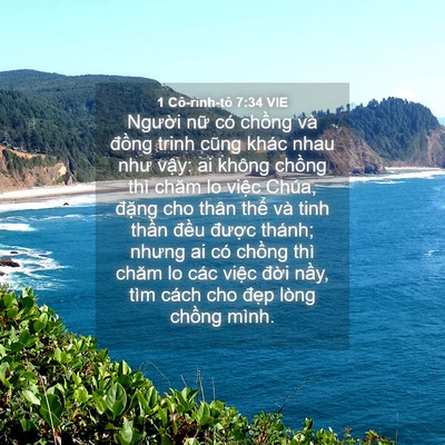 Picture 04 - 1 Cô-rinh-tô 7:34 VIE - Người nữ có chồng và đồng trinh cũng - Bible Verse Picture