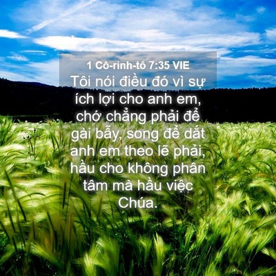 Picture 04 - 1 Cô-rinh-tô 7:35 VIE - Tôi nói điều đó vì sự ích lợi cho - Bible Verse Picture
